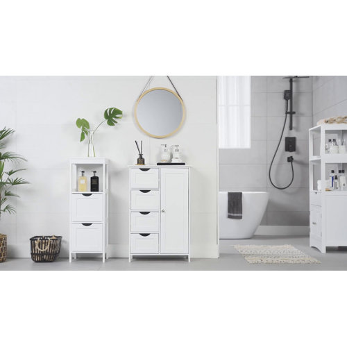 Beachcrest Home Manhattan Freestanding Bathroom & Reviews Wayfair